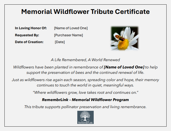 Memorial Flower Image 3